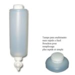 Garrafa para enchimento de 2 aberturas