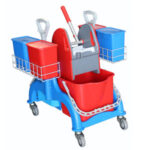 Carrinho Limpeza Duplo com Estrutura