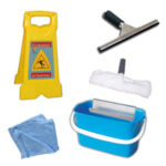 Conjunto limpeza de vidros