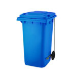 Contentor 2 rodas e Pedal Lateral 120 Litros