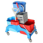 Carro Duplo 2x22 lt com Pega e Prensa Lateral